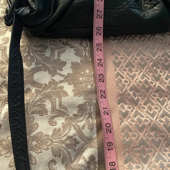 Carlos Falchi Black Leather Crossbody Bag Made in USA Women's Bag - Picture 10 of 16